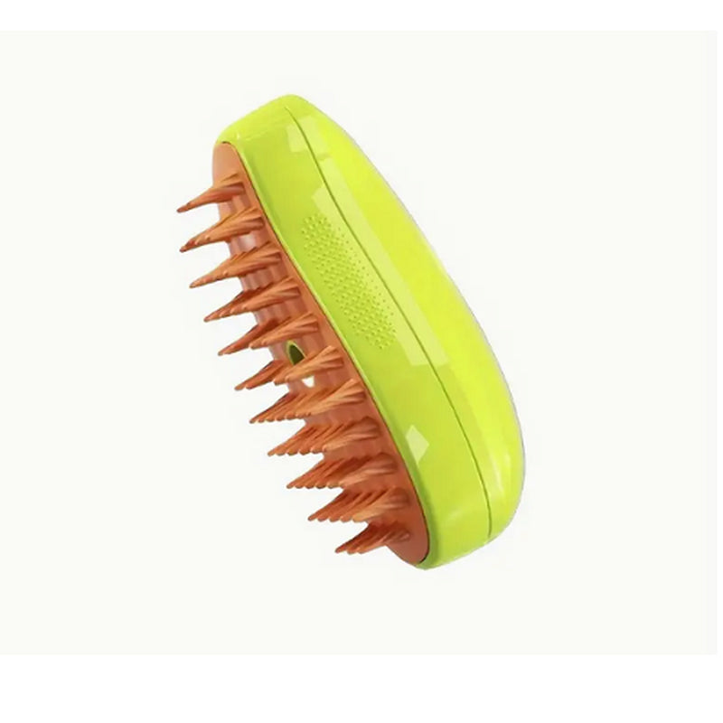 Rechargeable Hot Steam Grooming Brush for Cats and Dogs - Effortless Shedding Hair Removal