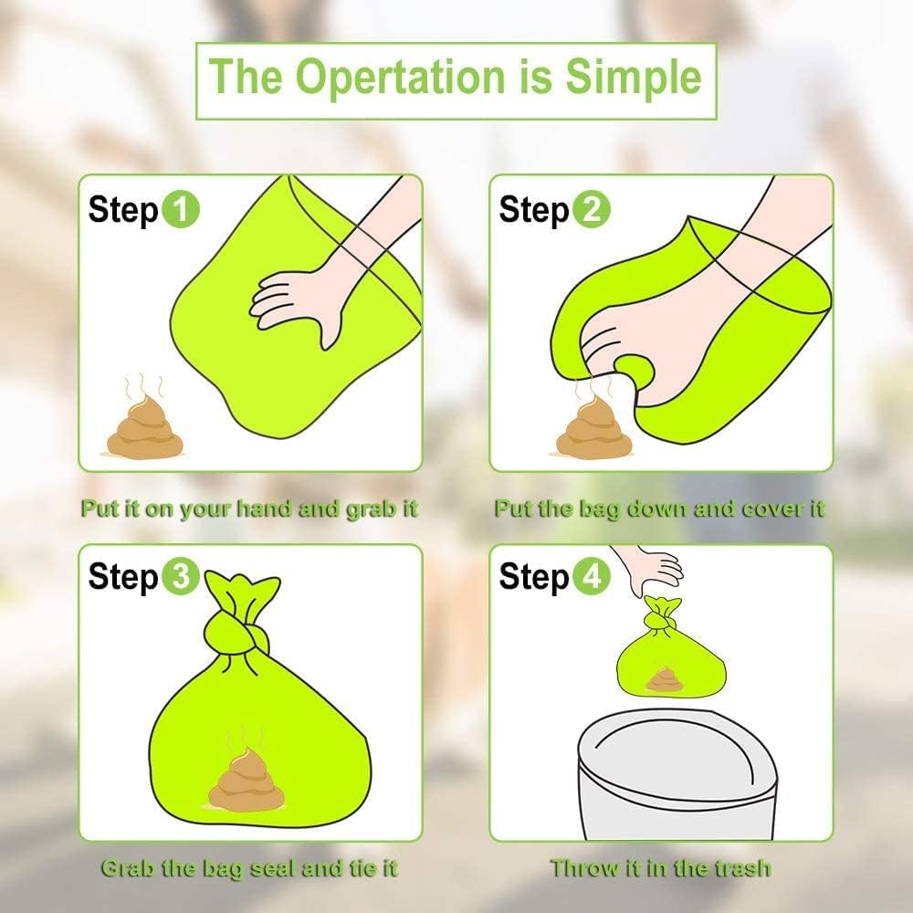 Premium Dog Waste Disposal System: Elegant Beige Dispenser with 195 Leak-Proof Lavender-Scented Bags and Secure Carabiner for Effortless Walks