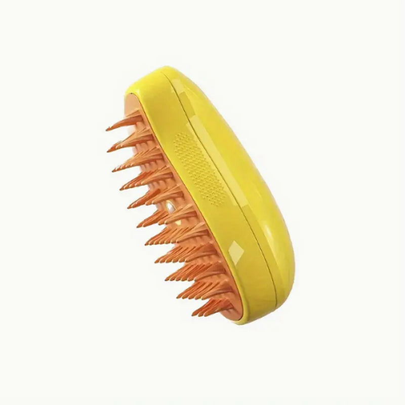 Rechargeable Hot Steam Grooming Brush for Cats and Dogs - Effortless Shedding Hair Removal
