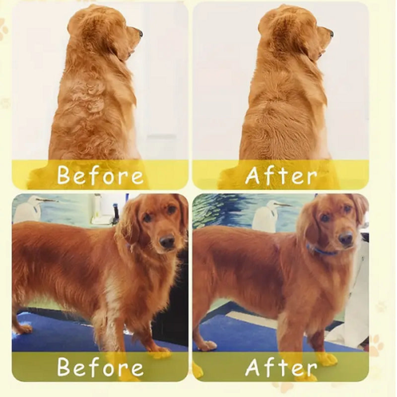 Rechargeable Hot Steam Grooming Brush for Cats and Dogs - Effortless Shedding Hair Removal