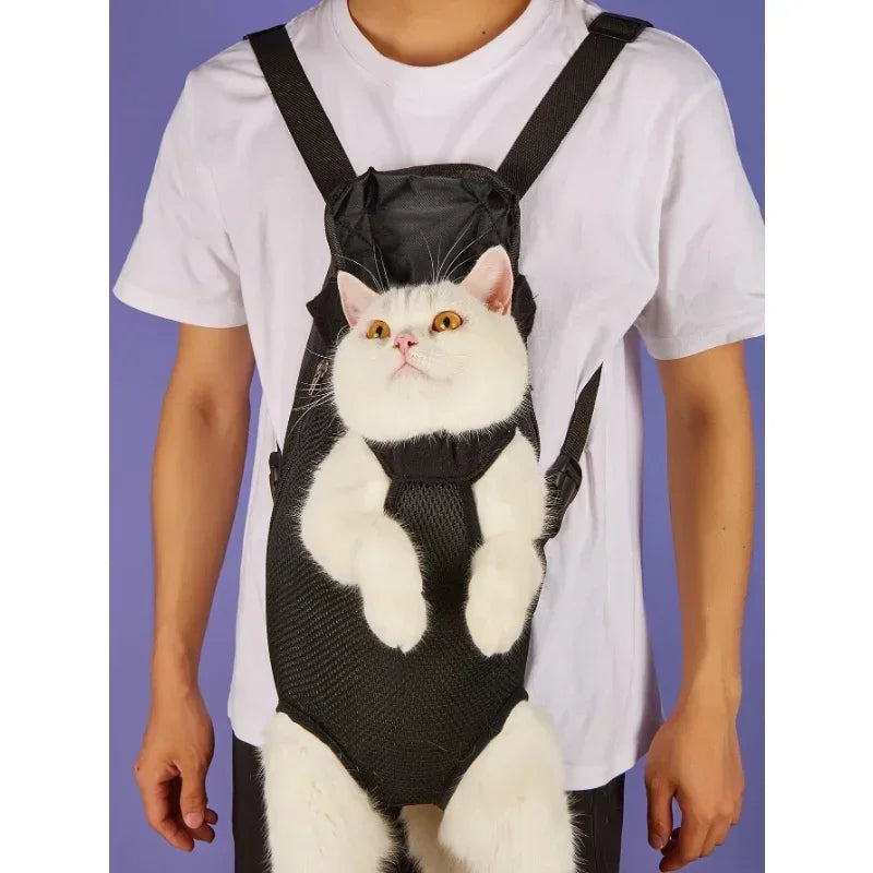 Premium Outdoor Cat and Dog Backpack for Travel and Recreation - Lightweight, Sturdy, and Durable Design