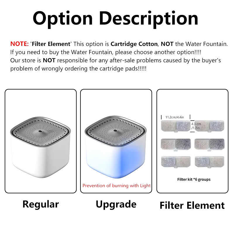 3L Automatic Cat Water Fountain with Recirculating Filter and Large Capacity, USB Electric Silent Water Dispenser